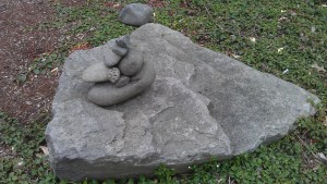 Someone else building peace and balance along their journey left this behind for me this morning... 