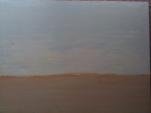 "The Edge of Iraq" oil on canvas 1992