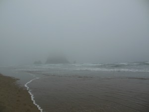 As the mist lifts...