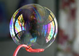 Soap bubbles are also 'real'.