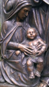 A powerful symbol of life, of love, of family; a woman and child.