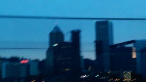 My driver made the trip in a heart-stopping 24 minutes!