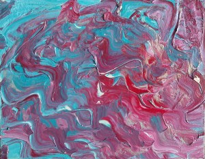 "Metaphor" acrylic on canvas. Painted on Zyprexa