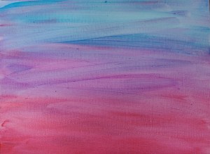 Untitled, unfinished background, 12" x 16" acrylic on canvas w/UV and glow.