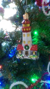 Ornaments as metaphors; love is a lighthouse.