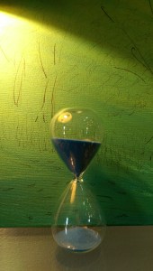 Taking a few moments to consider an idea.