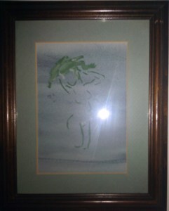 "Joy" watercolor on paper, 6" x 8" 1995