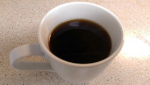 Saving the world over my morning coffee...or something similar.