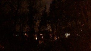 I look out into the darkness for signs of light.