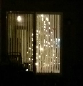 There will be a festive glow to welcome me home in the evening.