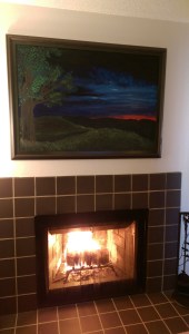 Soft music, the warmth of a fire, a pleasantly fragrant cup of tea, and quiet time in which to write...enough? So much more than enough.