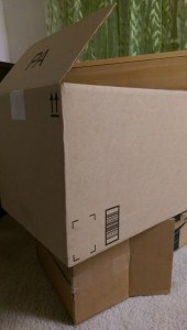 Boxes, bags, bins, a cart, a van, some help, a sense of purpose, and three days ahead.