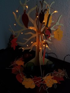 The holidays are coming. I have much to be thankful for.