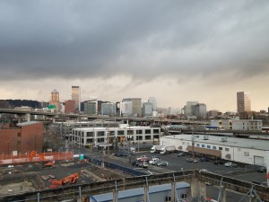 The view from the office.